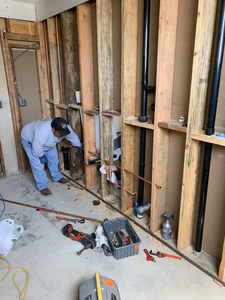Commercial rough-in plumbing for Water Heater Replacement in Highlands Park